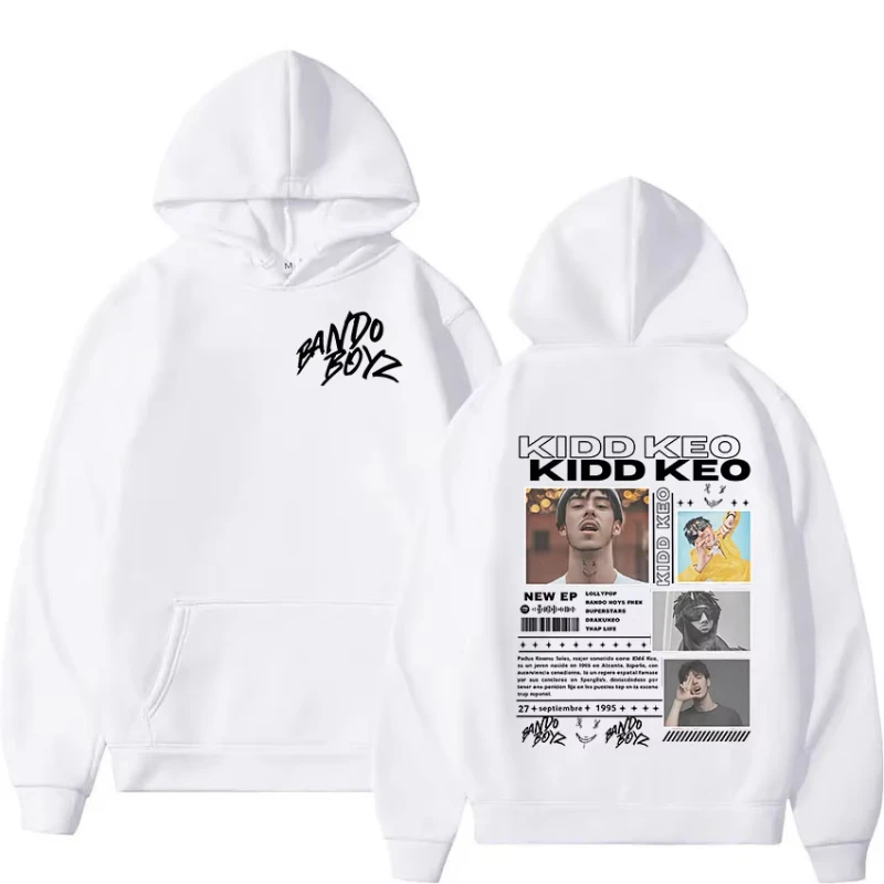 Худи с принтом альбома Rapper Kidd Keo Bando Boyz Merch Tour 2025, мужская ретро-толстовка, горячая распродажа, унисекс, модная флисовая одежда, худи
Худи с принтом альбома Rapper Kidd Keo Bando Boyz Merch Tour 2025, мужская ретро-толстовка, горячая распродажа, унисекс, модная флисовая одежда, худи