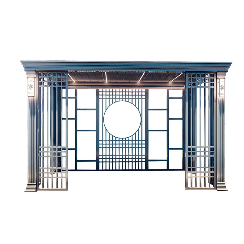 Electric Control Pergola Opening Roof Louver Aluminum Waterproof Gazebos Canopy New Chinese Style Electric Pavilion 3*3 3*4m
Electric Control Pergola Opening Roof Louver Aluminum Waterproof Gazebos Canopy New Chinese Style Electric Pavilion 3*3 3*4m