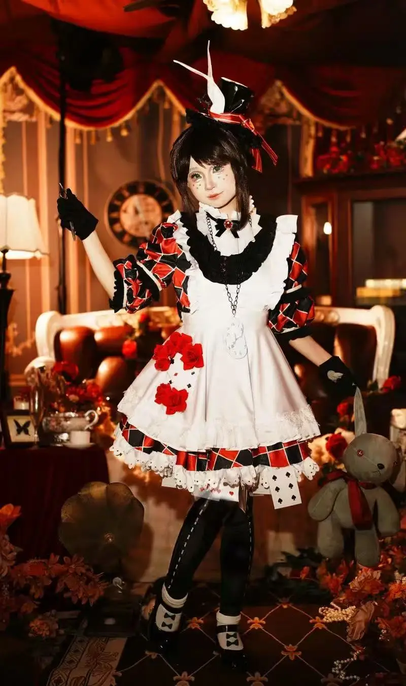 Identity V Cosplay Costume for Women Gardener's Gothic Dark Fairy Tale Outfit and wig
Identity V Cosplay Costume for Women Gardener's Gothic Dark Fairy Tale Outfit and wig