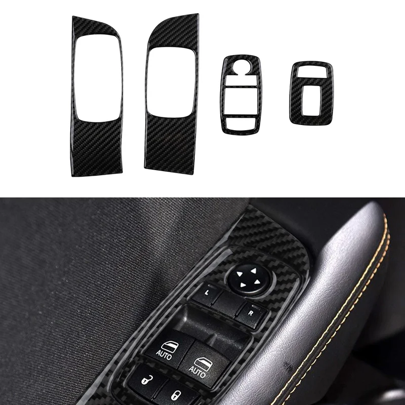Carbon Fiber Car Window Lift Switch Panel Sticker Interior Trim Cover for Dodge Challenger 2015 2016 2017 2018 2019 2020 2021
Carbon Fiber Car Window Lift Switch Panel Sticker Interior Trim Cover for Dodge Challenger 2015 2016 2017 2018 2019 2020 2021