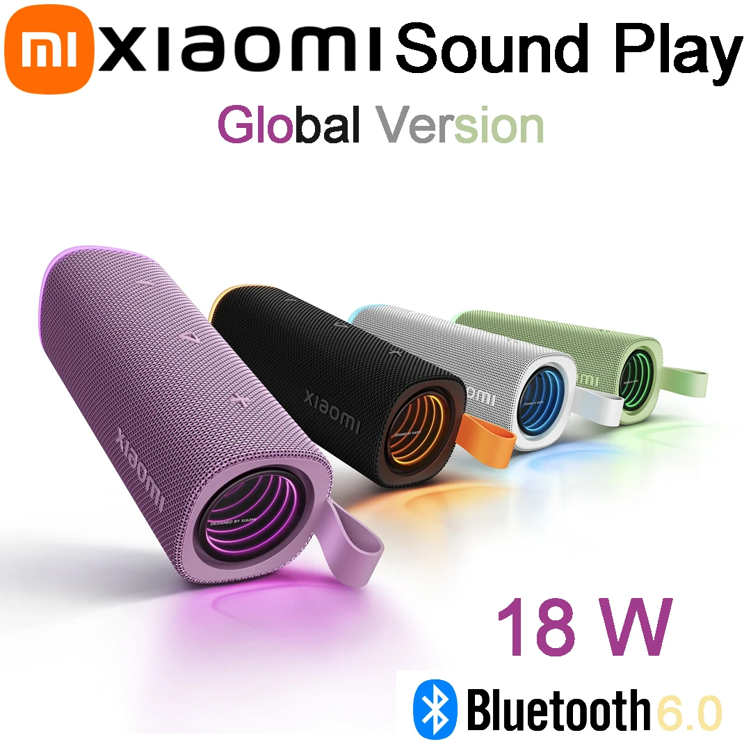 Global Version Xiaomi Sound Play Bluetooth6.0 18W TWS connect 2600mAh IP68 Water and Dust Resistance Outdoor Party Mini Portable
Global Version Xiaomi Sound Play Bluetooth6.0 18W TWS connect 2600mAh IP68 Water and Dust Resistance Outdoor Party Mini Portable