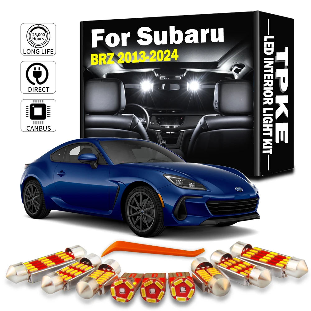 TPKE LED Interior Indoor Bulbs Reading Dome Trunk Light Kit For Subaru BRZ 2013 - 2019 2020 2021 2022 2023 2024 Car Accessories
TPKE LED Interior Indoor Bulbs Reading Dome Trunk Light Kit For Subaru BRZ 2013 - 2019 2020 2021 2022 2023 2024 Car Accessories
