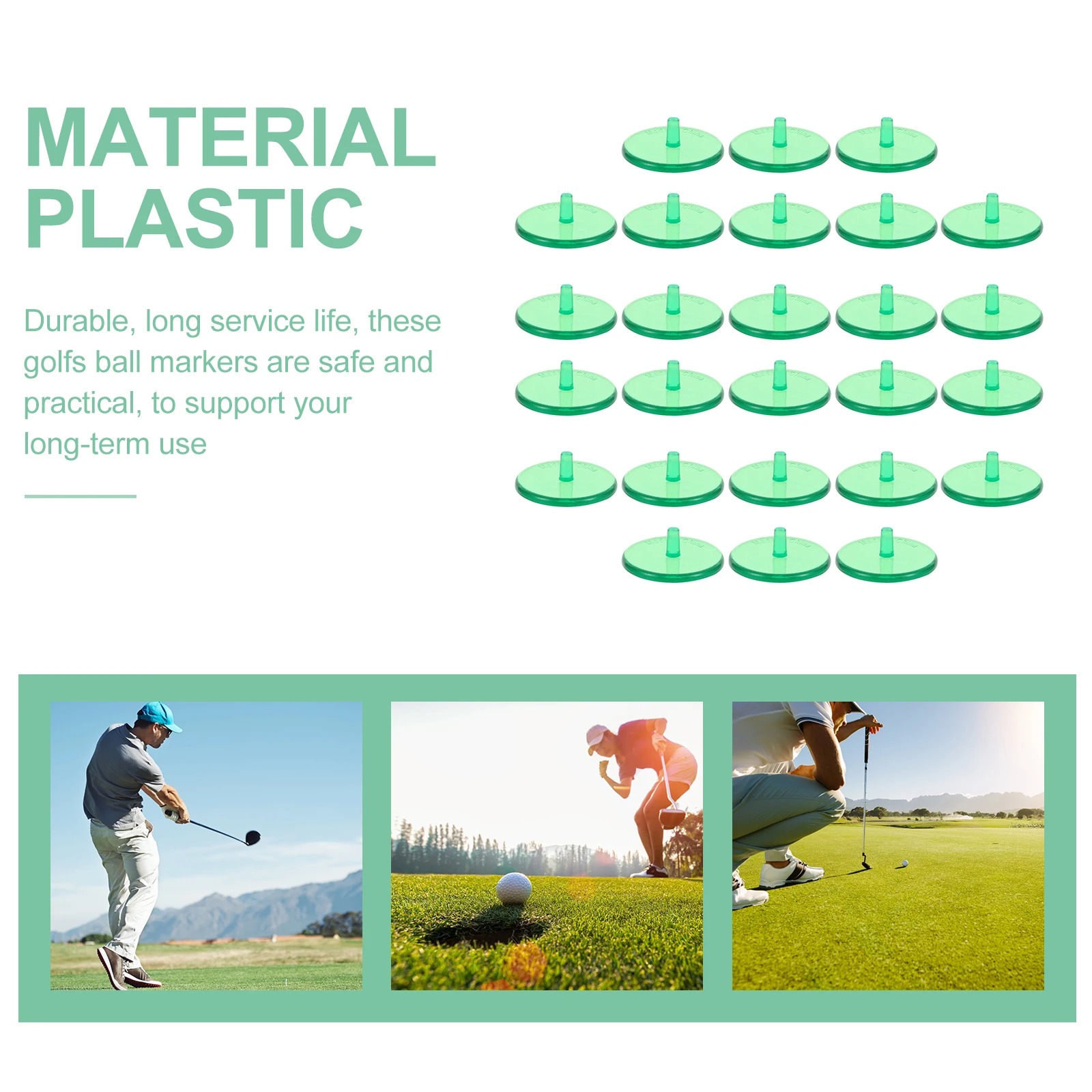 100pcs Ball Marker Flags Green Plastic Positioning Tools Outdoor Flat Round Markers Alignment Position Supplies For Golf Balls
100pcs Ball Marker Flags Green Plastic Positioning Tools Outdoor Flat Round Markers Alignment Position Supplies For Golf Balls