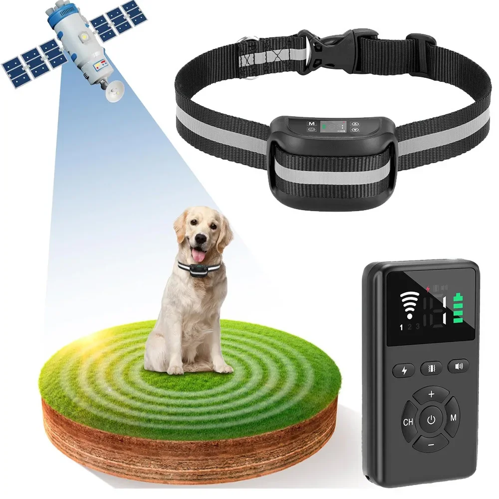 Anti Runaway Pet Dog Wireless Electric GPS Boundary Fence Containment System, New 2 in 1 GPS Wireless Dog Fence with Remote
Anti Runaway Pet Dog Wireless Electric GPS Boundary Fence Containment System, New 2 in 1 GPS Wireless Dog Fence with Remote