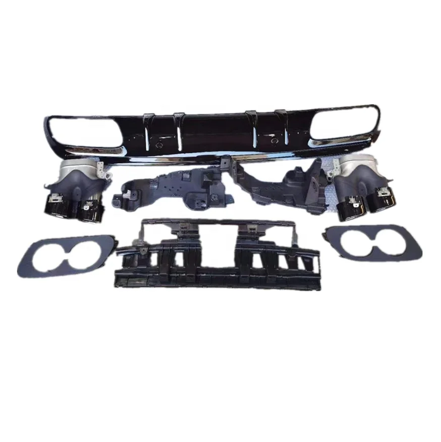 Dream Garage New Arrived Rear Bumper Lip Diffuser With Exhaust Tips For W205 C43 2015-2020
Dream Garage New Arrived Rear Bumper Lip Diffuser With Exhaust Tips For W205 C43 2015-2020