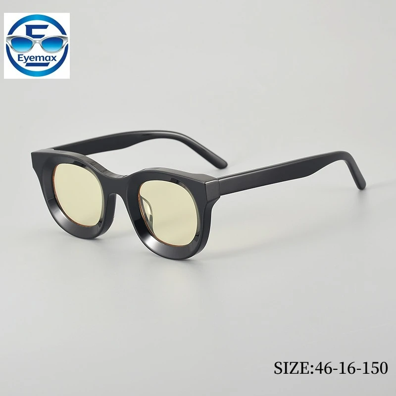 2026 Vintage Round Thick Frame Sunglasses Men Women Yellow Tint Lens UV400 Protection Retro Acetate Outdoor Driving Sun Glasses
2026 Vintage Round Thick Frame Sunglasses Men Women Yellow Tint Lens UV400 Protection Retro Acetate Outdoor Driving Sun Glasses
