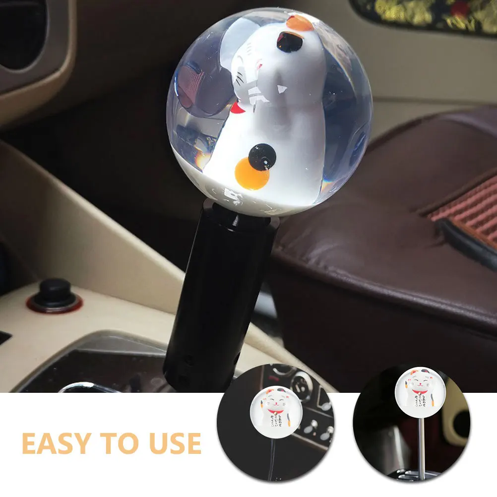 Cat Design Lucky Maneki Neko Gear Shift Knob Car Gear Lever Stick Head Manual Automatic Shift Knob Decorative Vehicle Car
Cat Design Lucky Maneki Neko Gear Shift Knob Car Gear Lever Stick Head Manual Automatic Shift Knob Decorative Vehicle Car