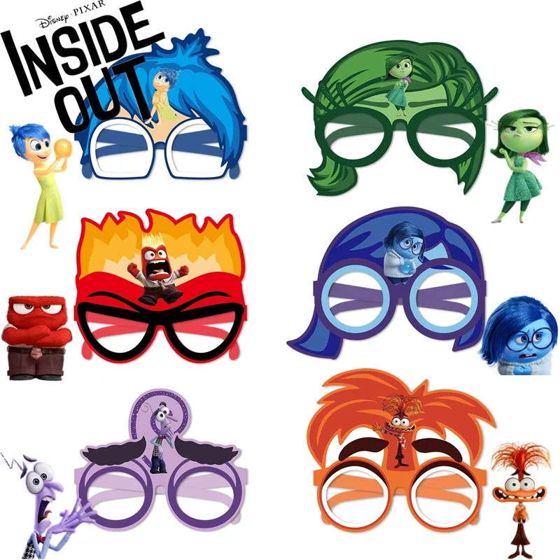 Disney Inside Out 2 Paper Glasses Masks Photo Cosplay Props Happy Birthday Party Christmas Supplies Baby Shower Decoration
Disney Inside Out 2 Paper Glasses Masks Photo Cosplay Props Happy Birthday Party Christmas Supplies Baby Shower Decoration