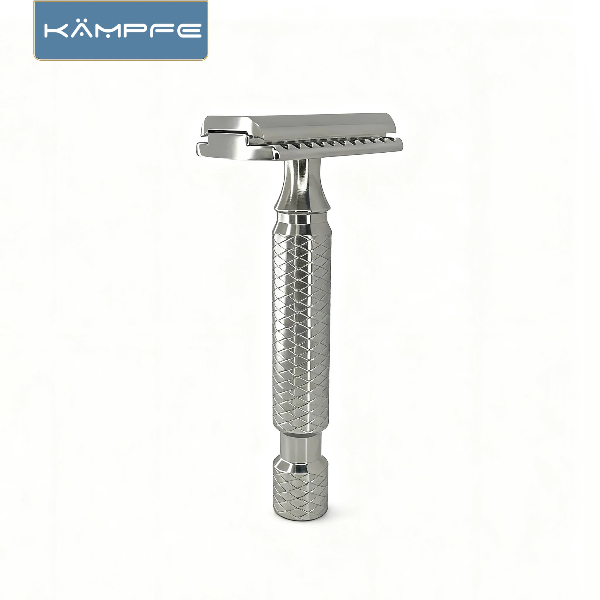KAMPFE Polished CNC 316 L Stainless Steel Material Double Edge Safety Razor Shaving With Non-slip Handle Razors gifts for men 
KAMPFE Polished CNC 316 L Stainless Steel Material Double Edge Safety Razor Shaving With Non-slip Handle Razors gifts for men