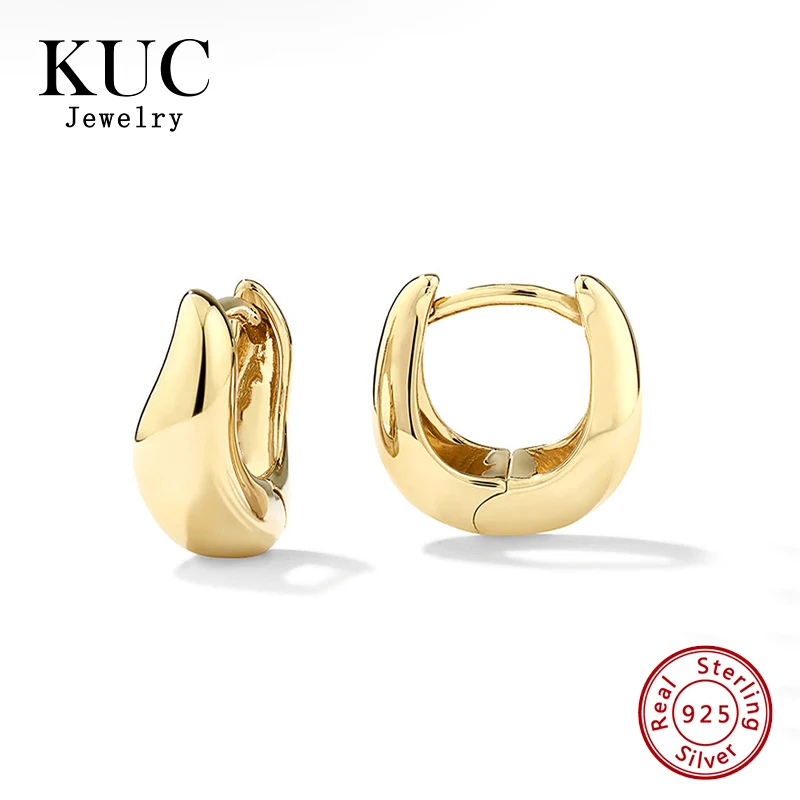 Fashion Trendy Minimalist Designer 925 Sterling Silver 18k Gold Plated Fine Jewelry Wave Dome Huggies Hoop Earrings
Fashion Trendy Minimalist Designer 925 Sterling Silver 18k Gold Plated Fine Jewelry Wave Dome Huggies Hoop Earrings