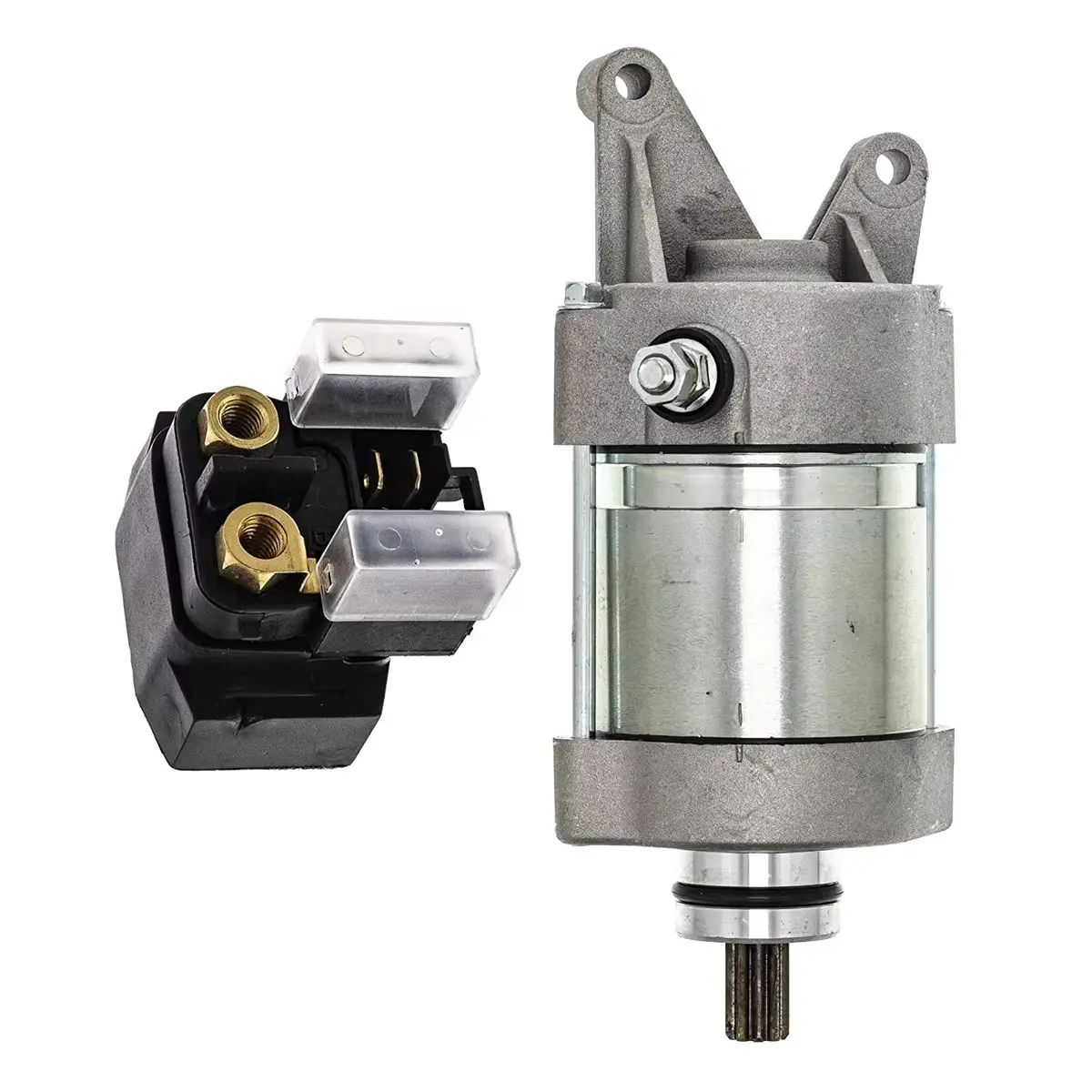 Starter & Relay Set For Yamaha YZF R1 2009-2014 5JW-81940-02-00, 4YR-81940-02-00, 2C0-81940-00-00, 3D8-81940-00-00
Starter & Relay Set For Yamaha YZF R1 2009-2014 5JW-81940-02-00, 4YR-81940-02-00, 2C0-81940-00-00, 3D8-81940-00-00