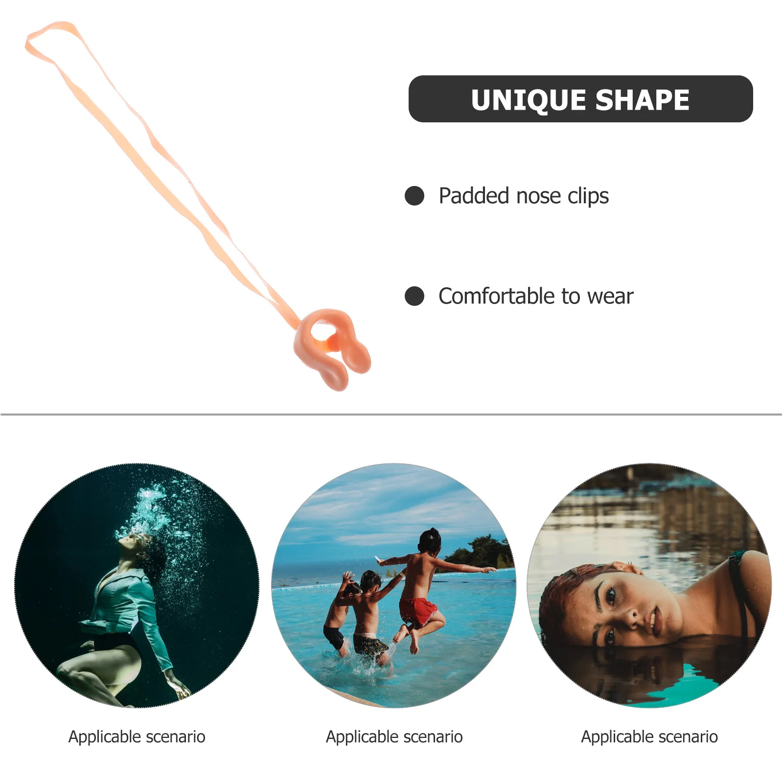 6Pcs Premium Silicone Padded Nose Clips With Elastic Strap For Comfortable Swim Protection Kids And Adult Swimming Gear
6Pcs Premium Silicone Padded Nose Clips With Elastic Strap For Comfortable Swim Protection Kids And Adult Swimming Gear