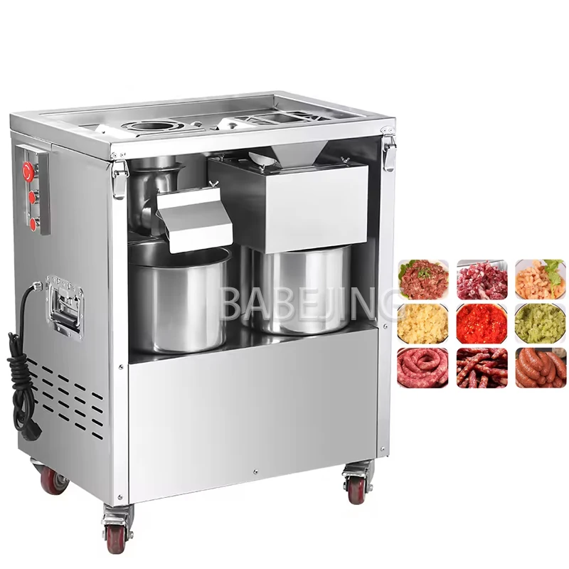 Fully Automatic Commercial Meat Cutter, Electric Beef Shredder, Fast Meat Grinder
Fully Automatic Commercial Meat Cutter, Electric Beef Shredder, Fast Meat Grinder