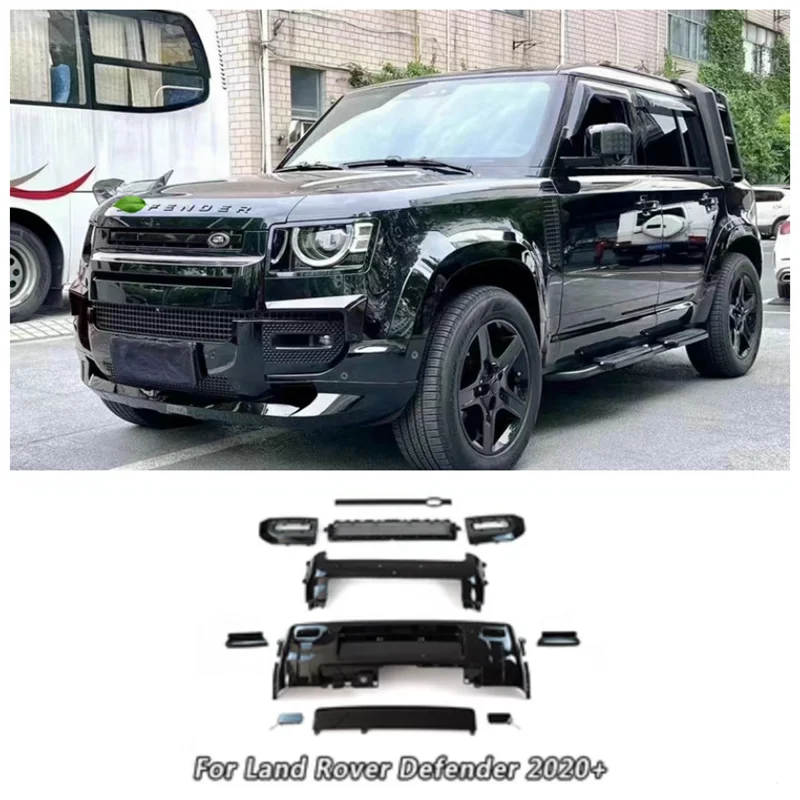 For Land Rover Defender 110/90 2020-2023+ High Quality ABS Black Car Front And Rear Bumper Body Kit Diffuser Spoiler Cover
For Land Rover Defender 110/90 2020-2023+ High Quality ABS Black Car Front And Rear Bumper Body Kit Diffuser Spoiler Cover