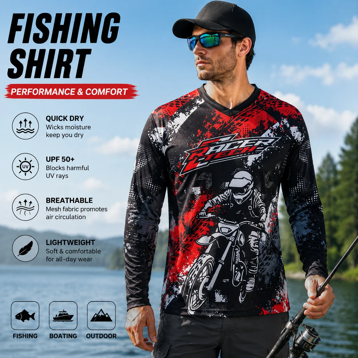 2026 Men's Long Sleeve Motocross Cycling Jersey MTB Downhill Mountain Bike Shirts Offroad otorcycle Motocross Clothing
2026 Men's Long Sleeve Motocross Cycling Jersey MTB Downhill Mountain Bike Shirts Offroad otorcycle Motocross Clothing