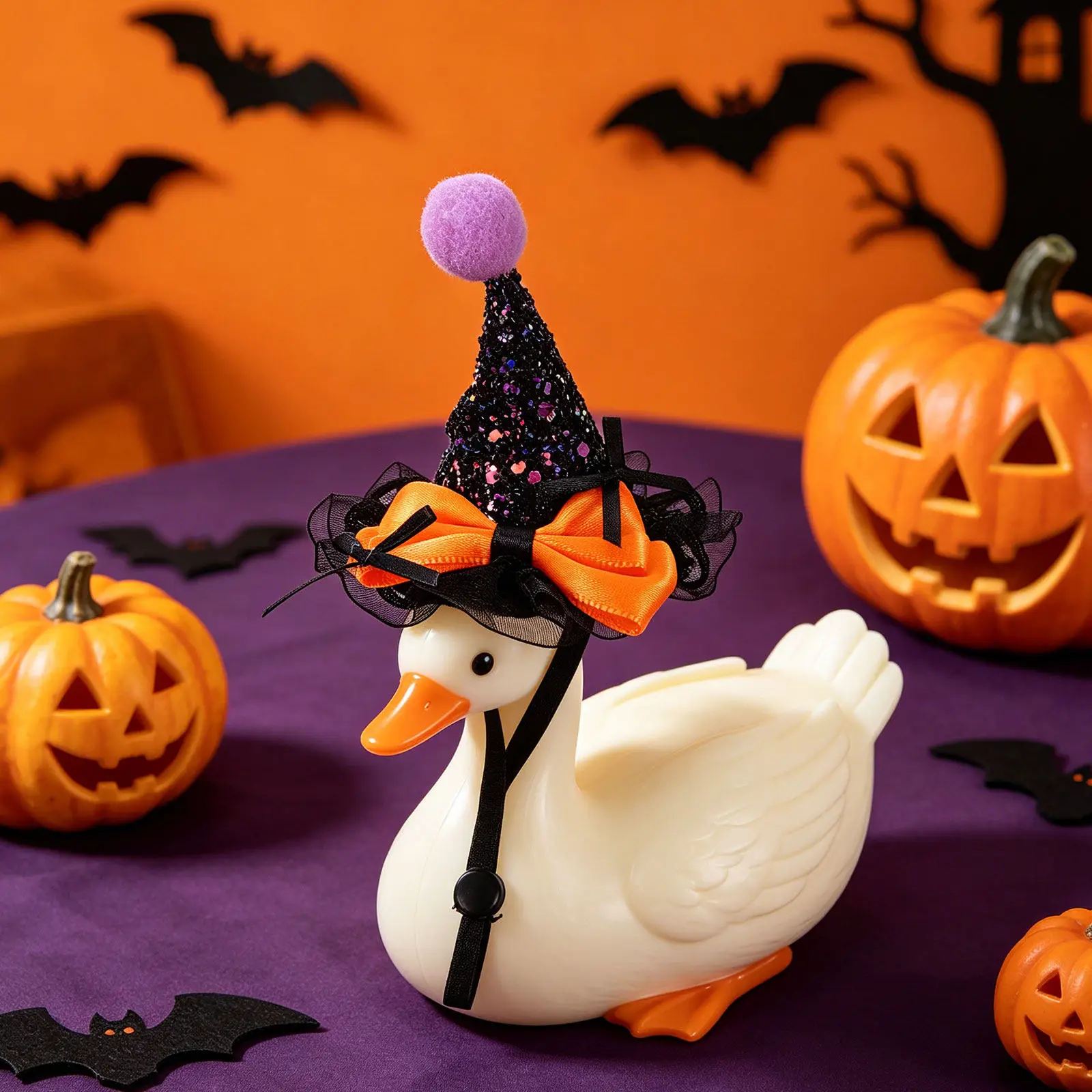 1Set Halloween Desktop Goose Outfit Mini Witch Hat Ghost Cloak 7 Inch Desk Goose Costume Party Holiday Decor Accessories
1Set Halloween Desktop Goose Outfit Mini Witch Hat Ghost Cloak 7 Inch Desk Goose Costume Party Holiday Decor Accessories