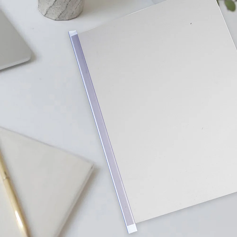 40Pcs Transparent Plastic Slide Binders Pull Rod Clips Bookbinding Clips Secure Document Binding Bars for Office School
40Pcs Transparent Plastic Slide Binders Pull Rod Clips Bookbinding Clips Secure Document Binding Bars for Office School