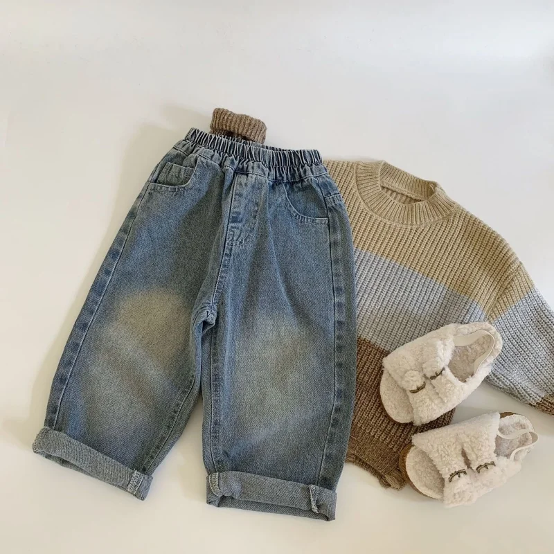 Boys Girl Hole Jeans Pants Excellent Quality Cotton New Casual Children Trousers Baby Toddler Comfortable Kids Clothes Children
Boys Girl Hole Jeans Pants Excellent Quality Cotton New Casual Children Trousers Baby Toddler Comfortable Kids Clothes Children