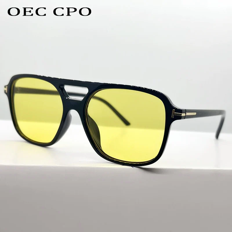 Retro Double Bridge Square Sunglasses UV400 Multicolor Fashion Eyewear for Women And Men Trending Yellow/Blue Sun Glasses
Retro Double Bridge Square Sunglasses UV400 Multicolor Fashion Eyewear for Women And Men Trending Yellow/Blue Sun Glasses