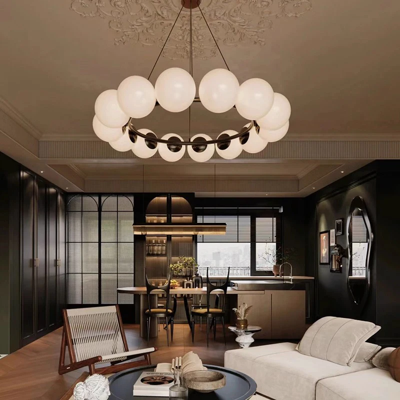 Modern Minimalist LED Pendant Light Designer Creative glass Hanging Lamp Bedroom Dinning Living Room Hall Villa Home Decoration
Modern Minimalist LED Pendant Light Designer Creative glass Hanging Lamp Bedroom Dinning Living Room Hall Villa Home Decoration