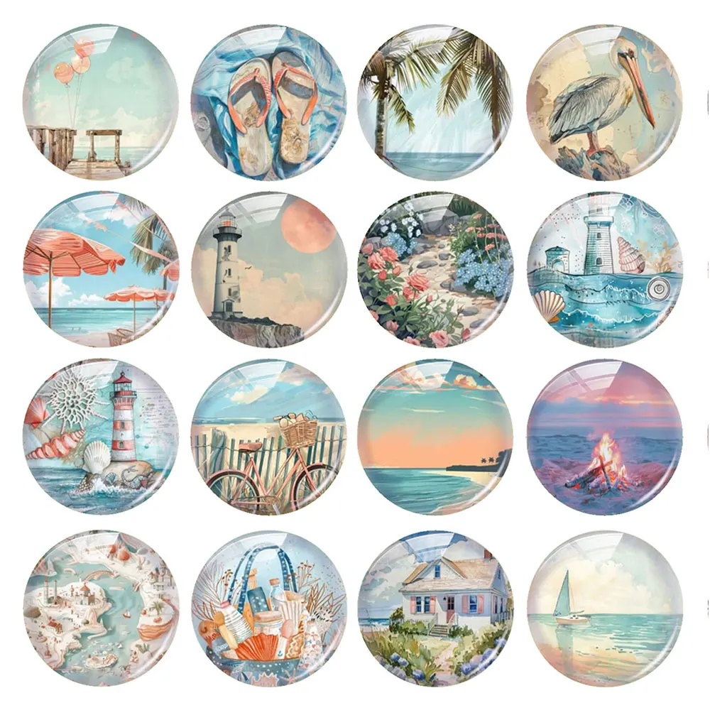Random Mixed Round/Oval/Square Beach Vacation Summer Conch Photo Glass Cabochon Flatback Demo Cameo For Diy Jewelry Making
Random Mixed Round/Oval/Square Beach Vacation Summer Conch Photo Glass Cabochon Flatback Demo Cameo For Diy Jewelry Making
