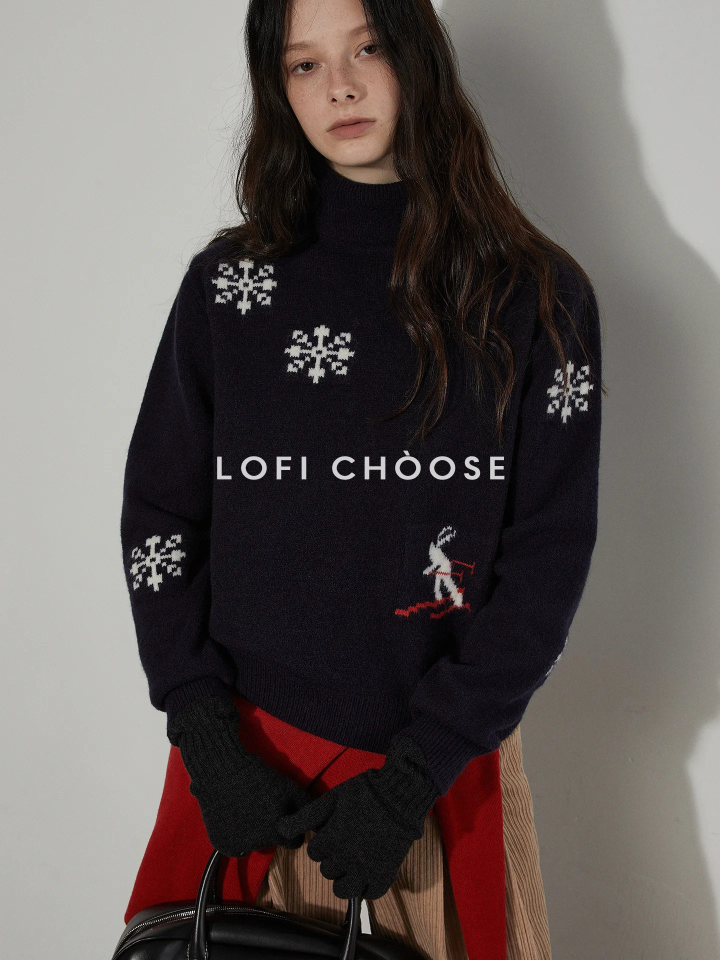 Lofi Choose Women's Knitted Loose Fit Sweater High Ne Overhead Winter Faion Thi Long Sve Regular Length Top
Lofi Choose Women's Knitted Loose Fit Sweater High Ne Overhead Winter Faion Thi Long Sve Regular Length Top