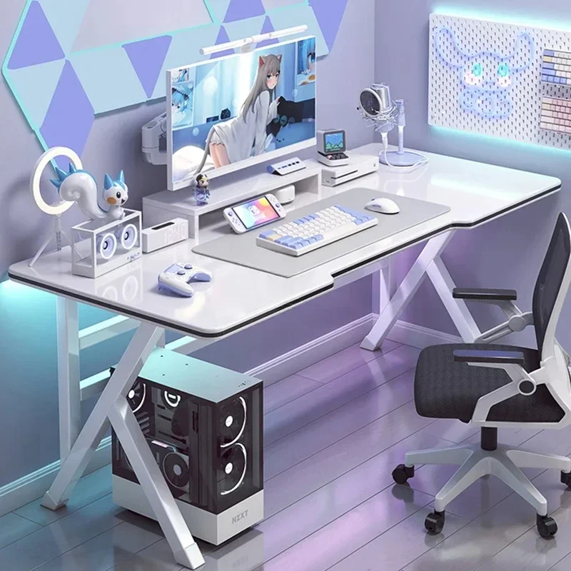 Nordic Manmade Board Computer Desk Office Furniture Bedroom Gaming Desk Simple Personality Household White Gamer Pc Table
Nordic Manmade Board Computer Desk Office Furniture Bedroom Gaming Desk Simple Personality Household White Gamer Pc Table