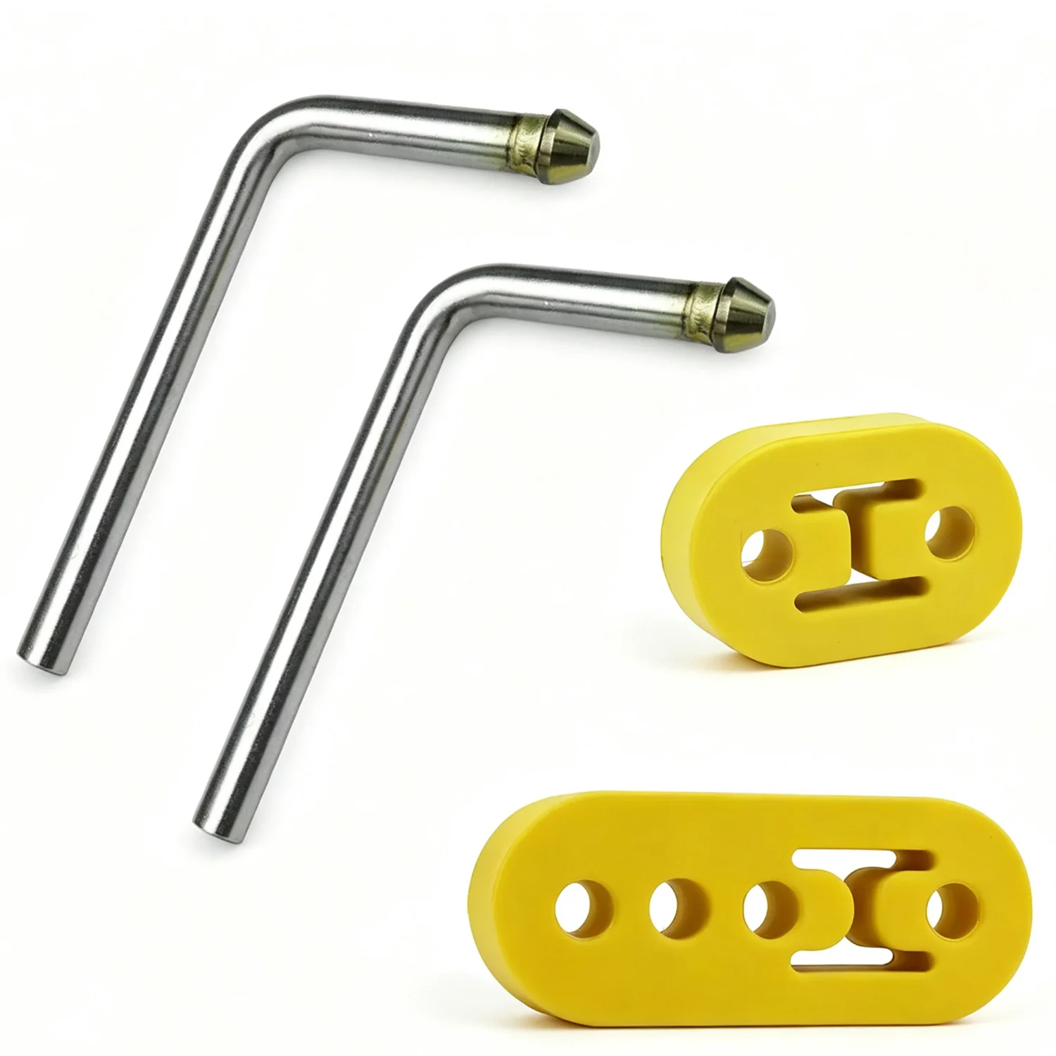 Universal Car parts exhaust pipe fastener steel hook muffler hanging hook Car Rubber Exhaust Tail Pipe Mount 2&4 Holes Set
Universal Car parts exhaust pipe fastener steel hook muffler hanging hook Car Rubber Exhaust Tail Pipe Mount 2&4 Holes Set