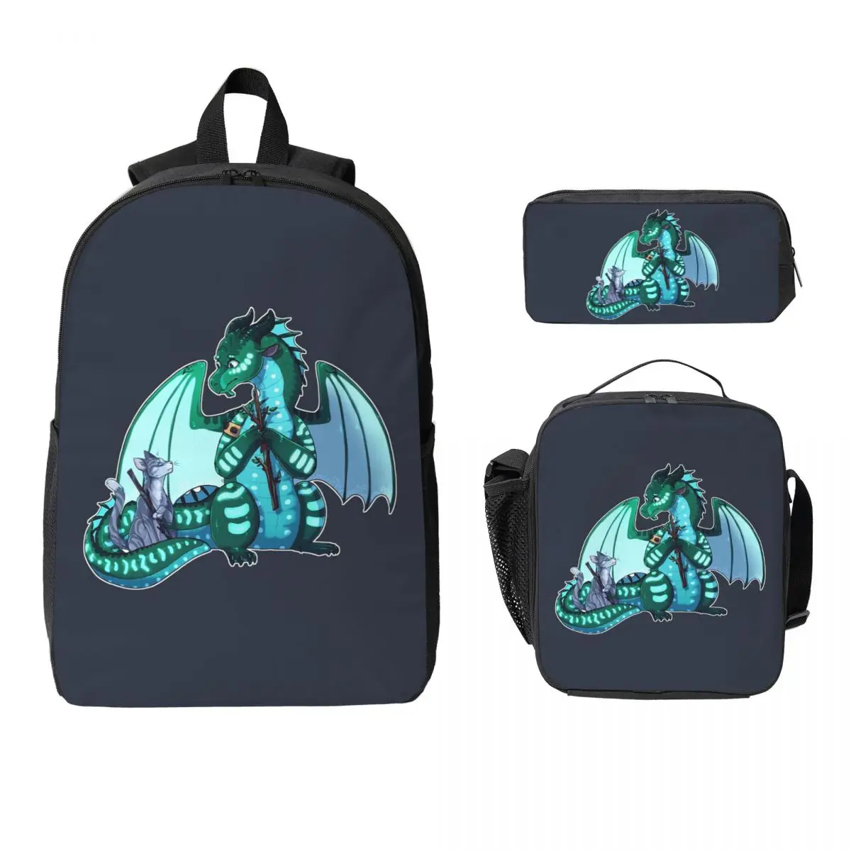 Wings Of Fire & Warriors - Turtle And Jayfeather Backpack BookBag School Bag Shoulder Bags 3ps Insulated Lunch Bag Pencil Case
Wings Of Fire & Warriors - Turtle And Jayfeather Backpack BookBag School Bag Shoulder Bags 3ps Insulated Lunch Bag Pencil Case