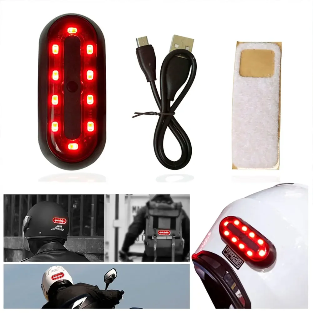 Multi Modes Motorcycle Helmet Night Light LED Cycling Strip Safety Signal Warning Light Universal LED Motorbike Helmet Taillight
Multi Modes Motorcycle Helmet Night Light LED Cycling Strip Safety Signal Warning Light Universal LED Motorbike Helmet Taillight