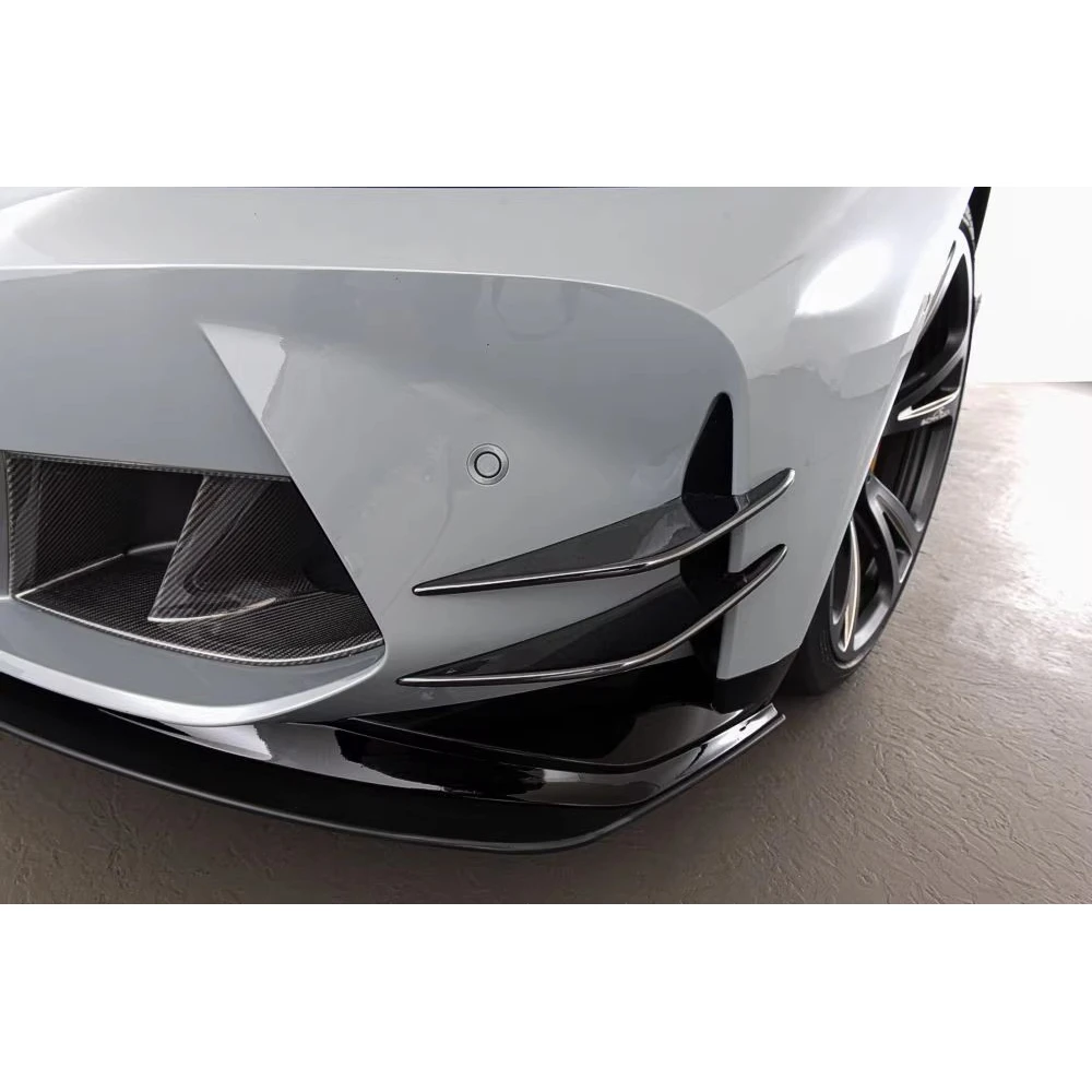 For BMW G80 M3 G82 G83 M4 2020-2024 AC Style Carbon Fiber Front Side Air Vent Fin Trim Intake Frame Cover Canard Lip Spoiler
For BMW G80 M3 G82 G83 M4 2020-2024 AC Style Carbon Fiber Front Side Air Vent Fin Trim Intake Frame Cover Canard Lip Spoiler