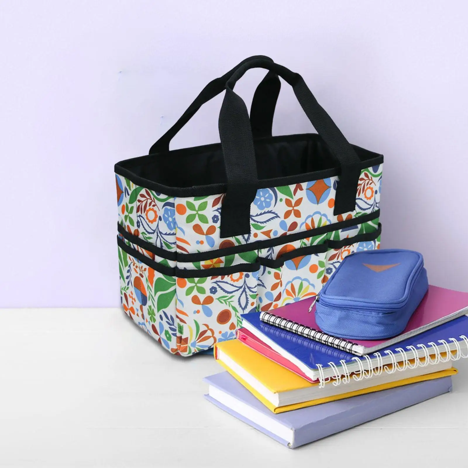 Craft Organizer Tote Bag Large Office Supplies Storage Bag for School Artist
Craft Organizer Tote Bag Large Office Supplies Storage Bag for School Artist