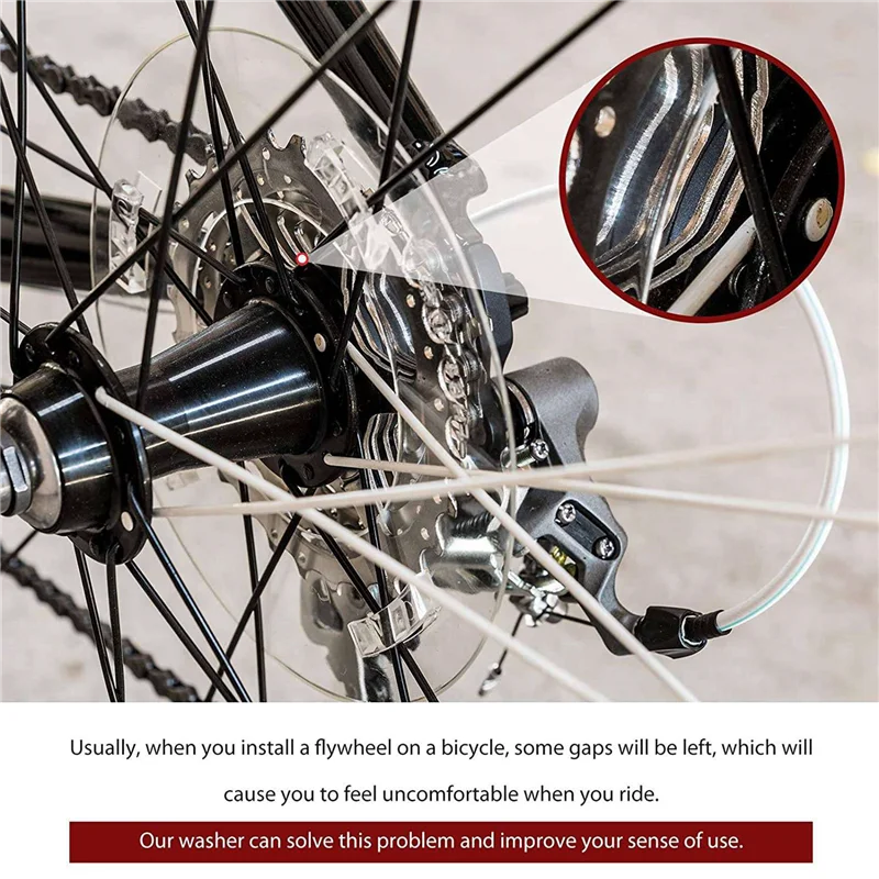 40Pcs Bike Flywheel Hub Washer Flywheel Hub Spacer 1/1.5/2/2.5/3Mm Bottom Bracket Washer BB For 7 8 9 10 11S Cassette
40Pcs Bike Flywheel Hub Washer Flywheel Hub Spacer 1/1.5/2/2.5/3Mm Bottom Bracket Washer BB For 7 8 9 10 11S Cassette