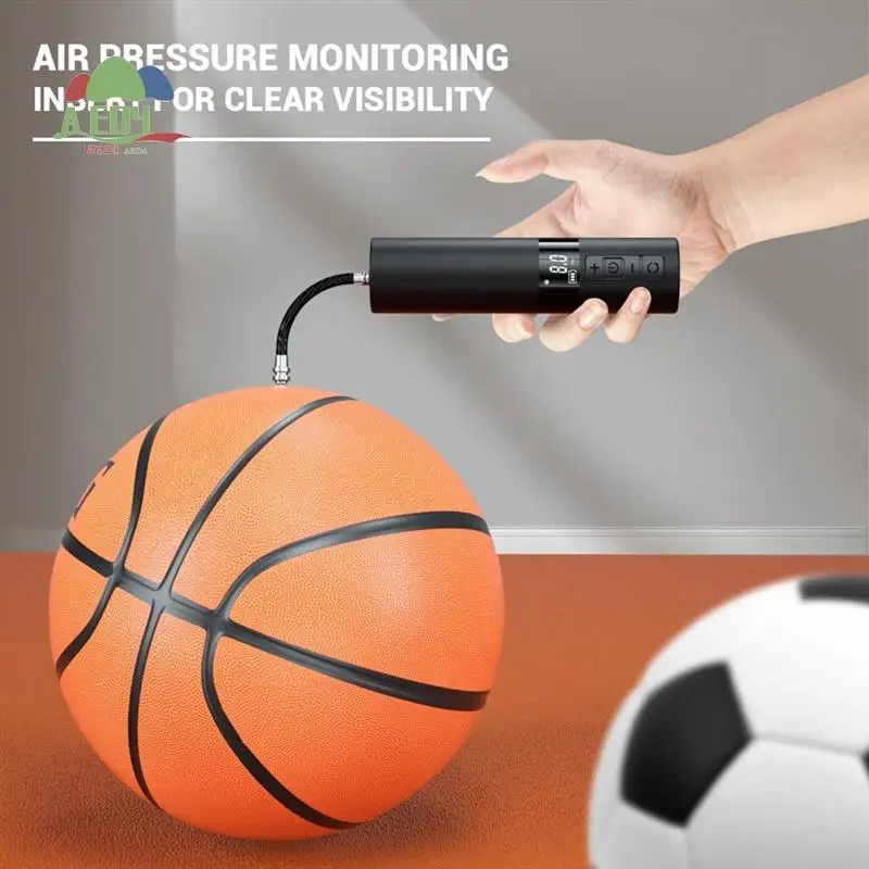 AED4-Electric Ball Pump, Portable Air Pump With LED Digital Display And Pressure Gauge, For Basketball, Soccer, Volleyball
AED4-Electric Ball Pump, Portable Air Pump With LED Digital Display And Pressure Gauge, For Basketball, Soccer, Volleyball