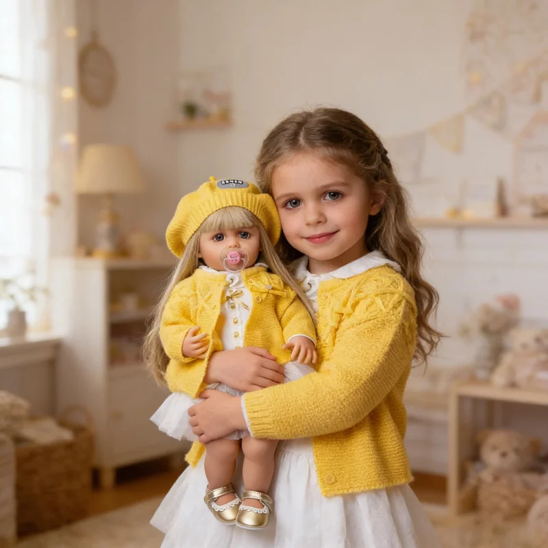 Decin Reborn Baby Doll 55 Cm Soft Vinyl Induction Sound Russian English Dialogue Interactive Reborn Toy For Collectors
Decin Reborn Baby Doll 55 Cm Soft Vinyl Induction Sound Russian English Dialogue Interactive Reborn Toy For Collectors