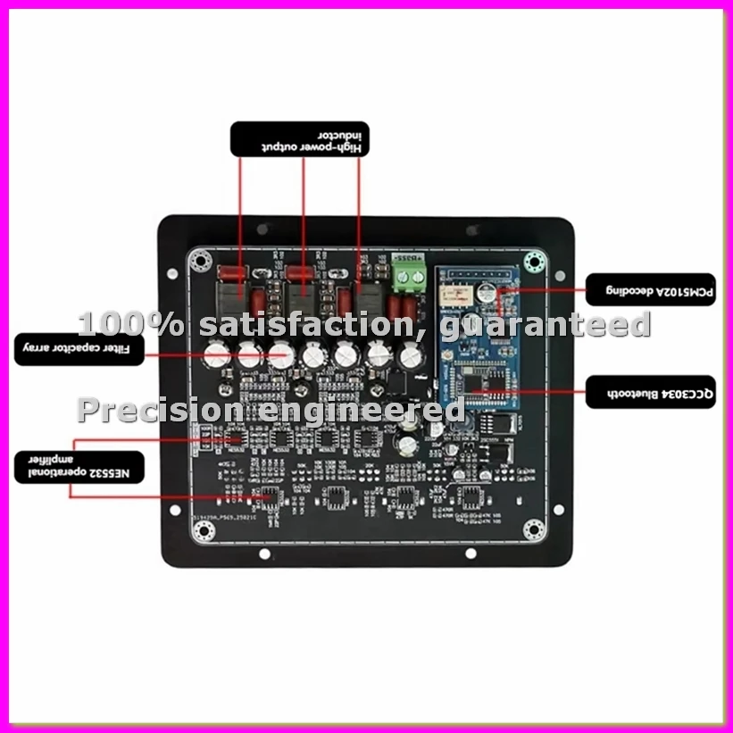 Мощный активный усилитель звука TPA3221 100Втx2+200Вт с Bluetooth 5.1 - Hi-Fi 2.1-канальная аудиосистема - ABVK
Мощный активный усилитель звука TPA3221 100Втx2+200Вт с Bluetooth 5.1 - Hi-Fi 2.1-канальная аудиосистема - ABVK