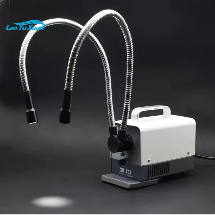 20W Led Fiber Optic Dual Gooseneck Microscope Light Source Strong Brightness Cold Led Light for Microscopio
20W Led Fiber Optic Dual Gooseneck Microscope Light Source Strong Brightness Cold Led Light for Microscopio