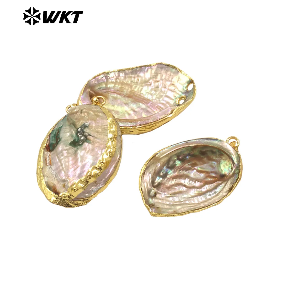 WT-JP393 New Coming Gorgeous Abalone Shell Irregular Shape Pendant With 18k Real Gold Plated For Lady Decoration
WT-JP393 New Coming Gorgeous Abalone Shell Irregular Shape Pendant With 18k Real Gold Plated For Lady Decoration
