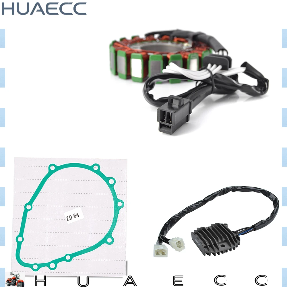 ZX6R For Kawasaki ZX636 Ninja ZX-6R 2005-2006 ZX600 Ninja ZX-6RR 2005 ZX-6R 2006 Stator Coil + Gasket + Regulator Rectifier
ZX6R For Kawasaki ZX636 Ninja ZX-6R 2005-2006 ZX600 Ninja ZX-6RR 2005 ZX-6R 2006 Stator Coil + Gasket + Regulator Rectifier