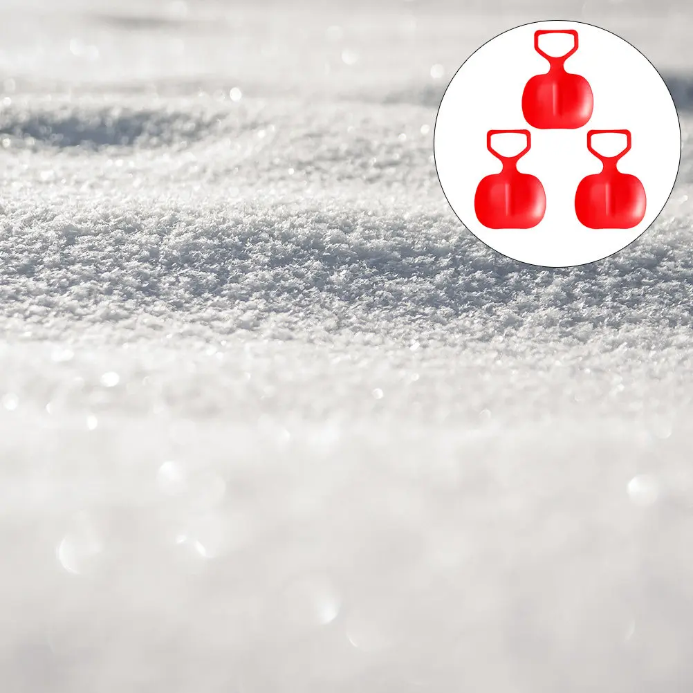 Набор из 3 утолщенных пластиковых санок-слайдеров для зимнего спуска на снегу
Набор из 3 утолщенных пластиковых санок-слайдеров для зимнего спуска на снегу