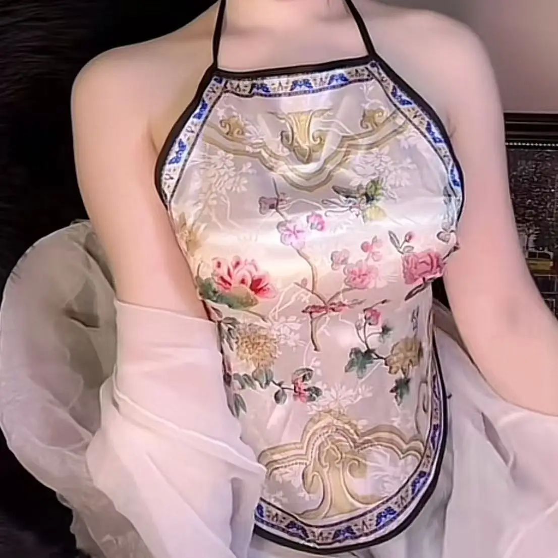 Vintage Printing Hanfu Pajamas Women's Traditional Ancient Inner Wear Hanfu Base Sling Underwear Sexy Home Wear Xmas Gifts
Vintage Printing Hanfu Pajamas Women's Traditional Ancient Inner Wear Hanfu Base Sling Underwear Sexy Home Wear Xmas Gifts
