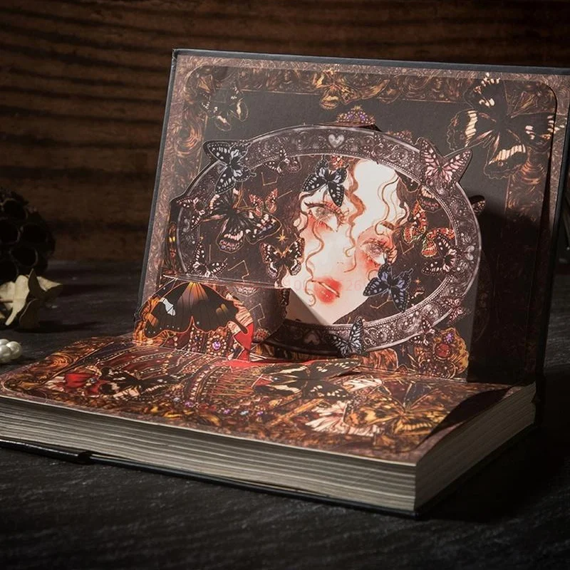 Gothic Retro Handbook Notebook Girls Hand-painted Bronzing Color Hardcover Daily Planner Student Stationery Gifts Office Use
Gothic Retro Handbook Notebook Girls Hand-painted Bronzing Color Hardcover Daily Planner Student Stationery Gifts Office Use