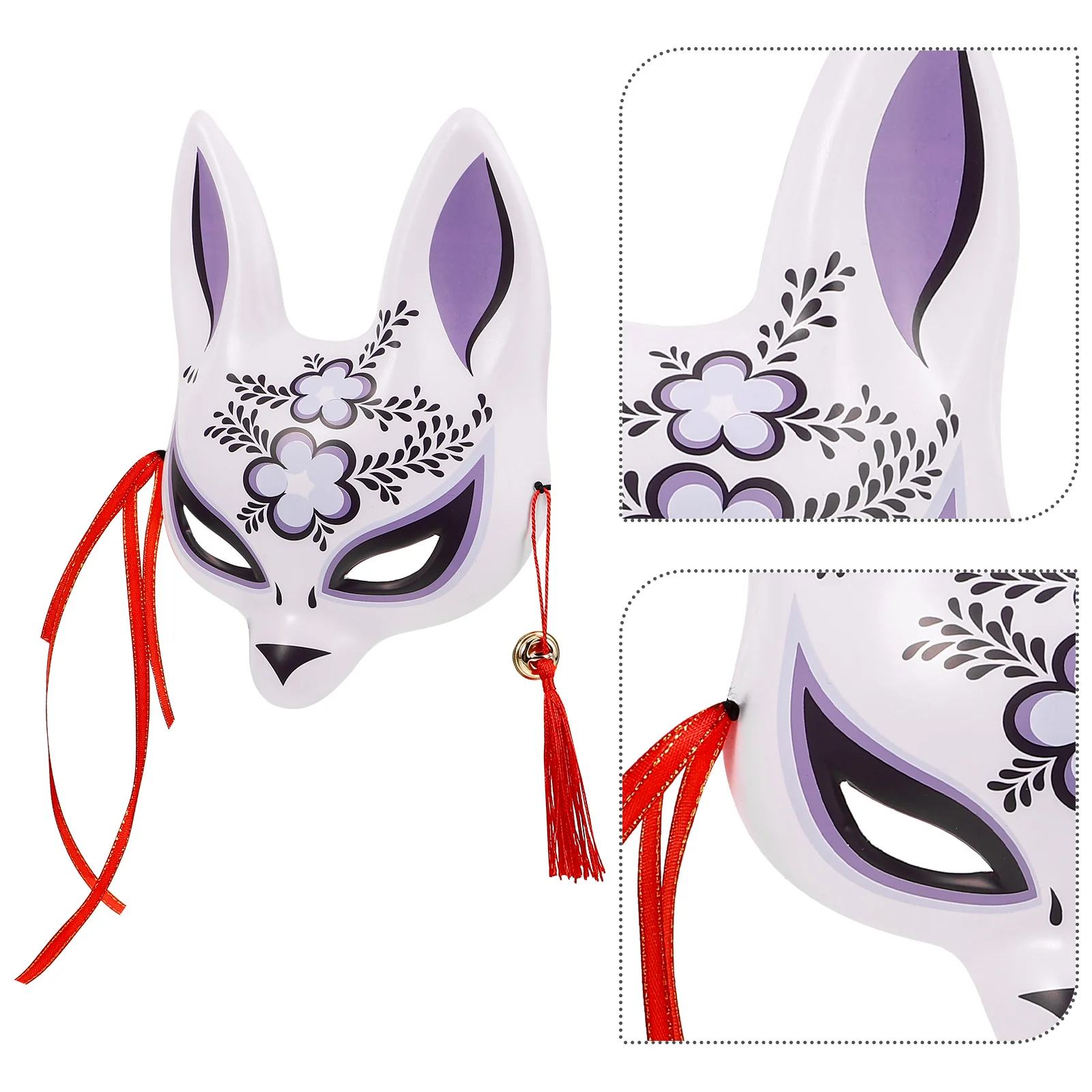 Fox Demon Mask Halloween Japanese Style Animal Carnival for Masquerade Pvc Cosplay Child Half Facial Foxes
Fox Demon Mask Halloween Japanese Style Animal Carnival for Masquerade Pvc Cosplay Child Half Facial Foxes