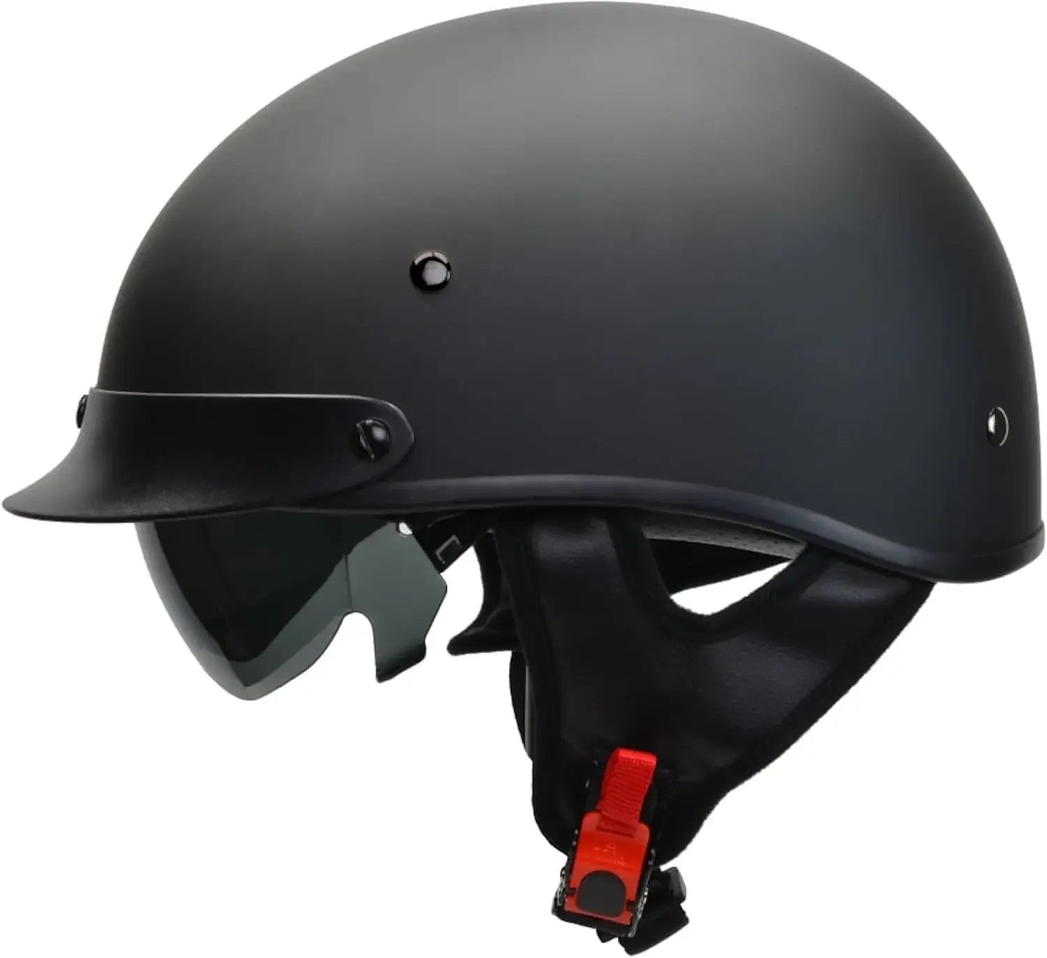 Adjustable Size Dial DOT Half Face Skull Motorcycle Half Helmet with Sunshield for Men & Women, Stylish and Protective Helmet fo
Adjustable Size Dial DOT Half Face Skull Motorcycle Half Helmet with Sunshield for Men & Women, Stylish and Protective Helmet fo