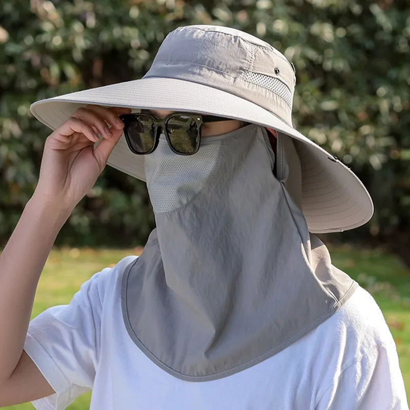 Unisex UPF50+ Sun Hat with Face Neck Cover Waterproof Breathable Bucket Hat for Fishing Hiking Camping Outdoor Activities
Unisex UPF50+ Sun Hat with Face Neck Cover Waterproof Breathable Bucket Hat for Fishing Hiking Camping Outdoor Activities