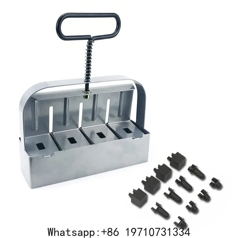 New Handheld Seedling 4 Soil Block Maker 2 Inch Soil Blocking Tool for Prep Cuttings Greenhouse Garden Supplies
New Handheld Seedling 4 Soil Block Maker 2 Inch Soil Blocking Tool for Prep Cuttings Greenhouse Garden Supplies