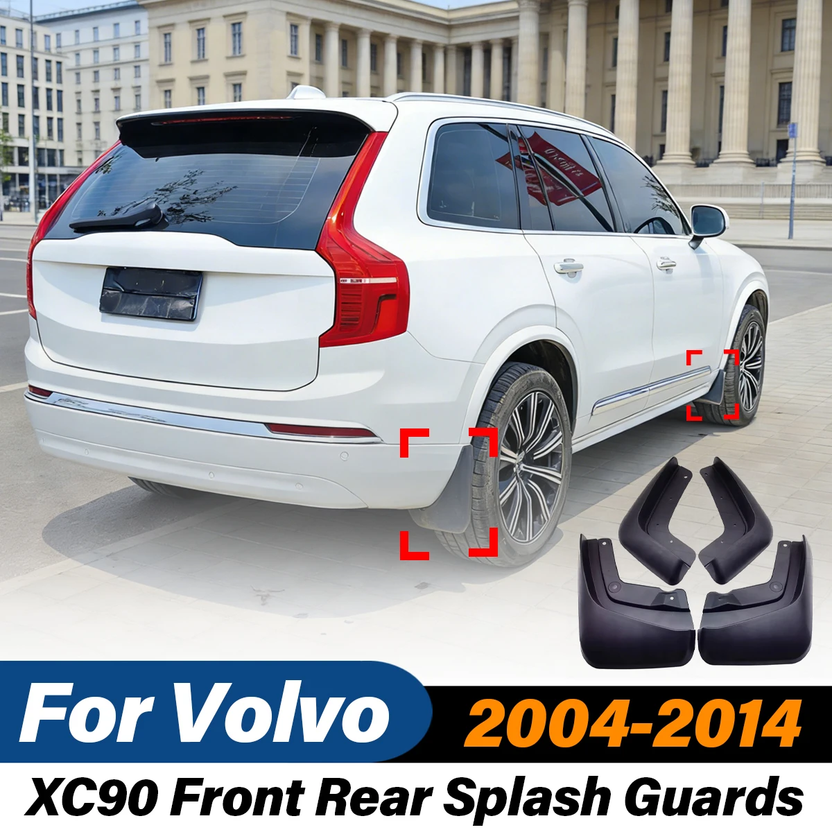 For Volvo XC90 2004 2005 2006 2007 2008 2009 2010 2011 2012 2013 2014 2015 2016 2017 2018 2019-2024 Car Front Rear Splash Guards
For Volvo XC90 2004 2005 2006 2007 2008 2009 2010 2011 2012 2013 2014 2015 2016 2017 2018 2019-2024 Car Front Rear Splash Guards