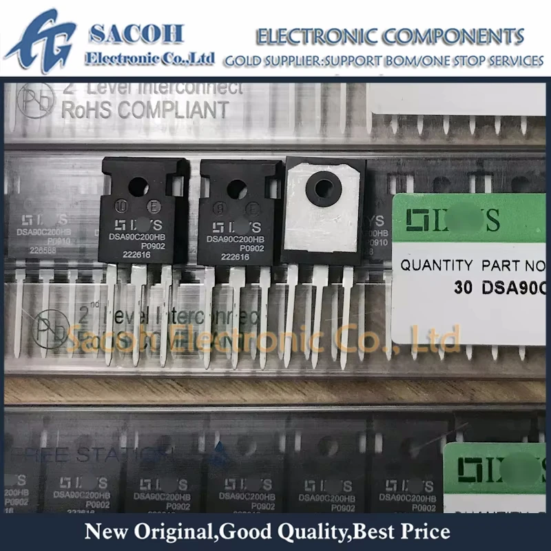 Refurbished Original 10Pcs/Lot DSA90C200HB OR DSA80C45HB DSA70C200HB DSA70C150HB DSA70C100HB TO-247 90A 200V Rectifier Diodes
Refurbished Original 10Pcs/Lot DSA90C200HB OR DSA80C45HB DSA70C200HB DSA70C150HB DSA70C100HB TO-247 90A 200V Rectifier Diodes