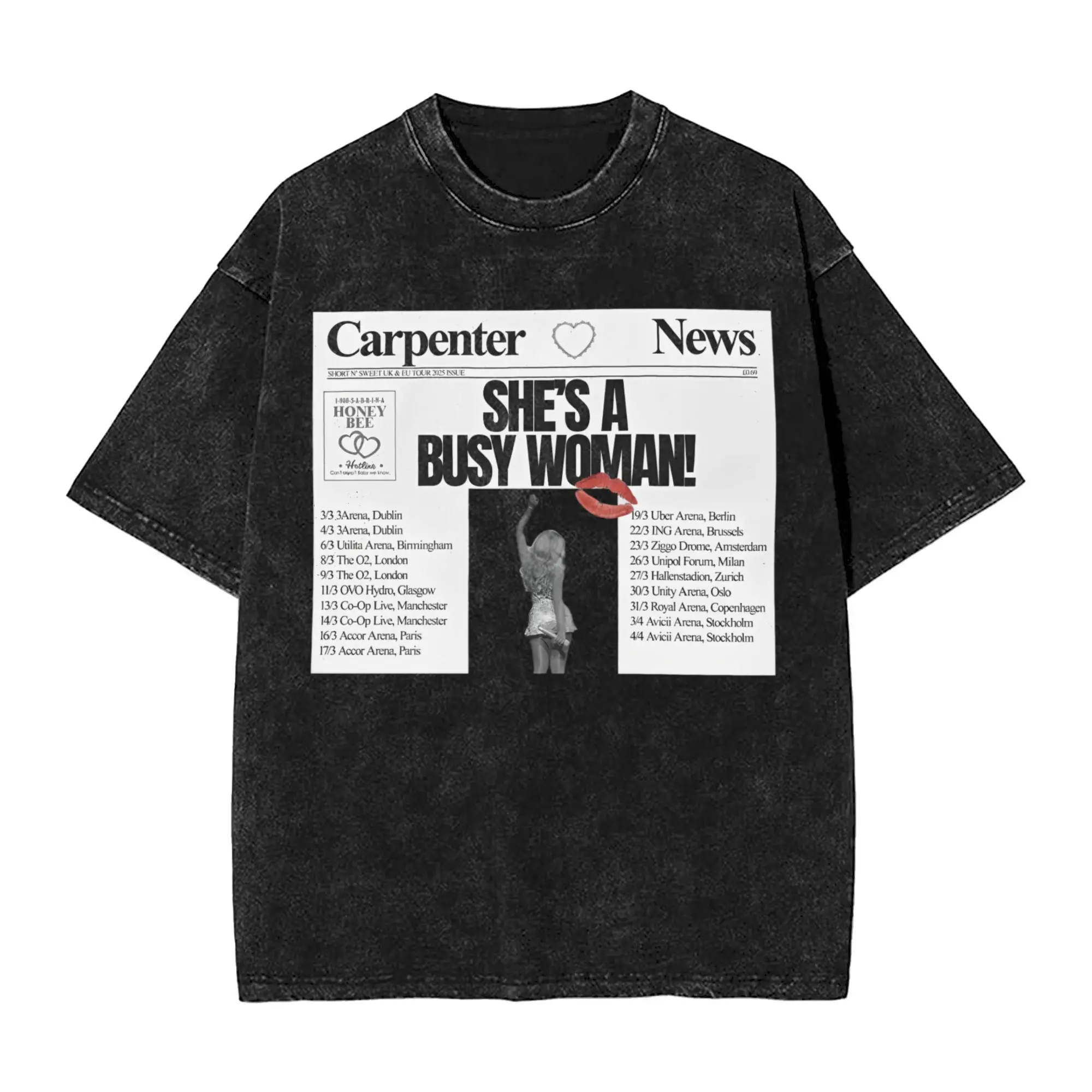 Негабаритная стираная футболка Sabrina Carpenter, хлопковые футболки американской певицы, футболка в стиле хип-хоп для пары, летние повседневные футболки Y2K
Негабаритная стираная футболка Sabrina Carpenter, хлопковые футболки американской певицы, футболка в стиле хип-хоп для пары, летние повседневные футболки Y2K