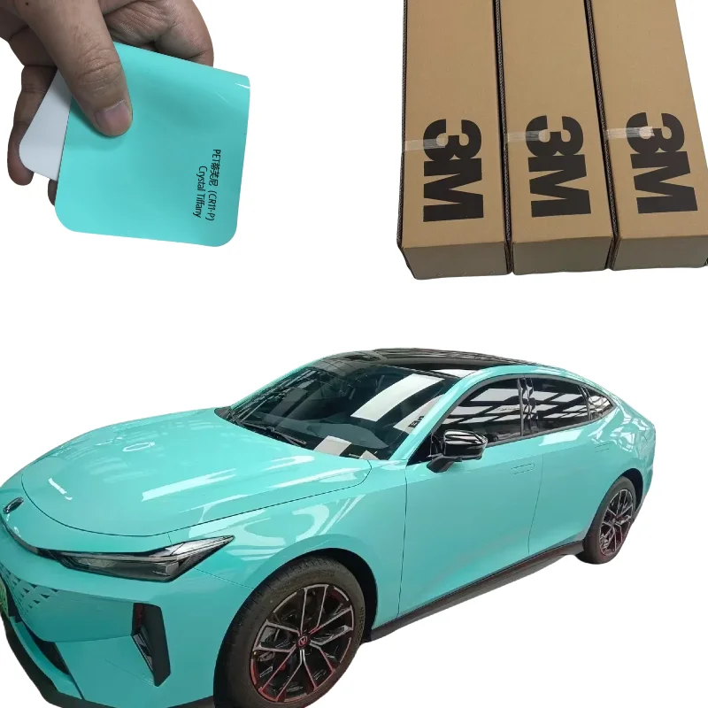 3M PET Car Body Color-Changing Film Crystal tiffany High Gloss PPF Air Release Not Layered Thermal Stable Color Stable Scratch
3M PET Car Body Color-Changing Film Crystal tiffany High Gloss PPF Air Release Not Layered Thermal Stable Color Stable Scratch